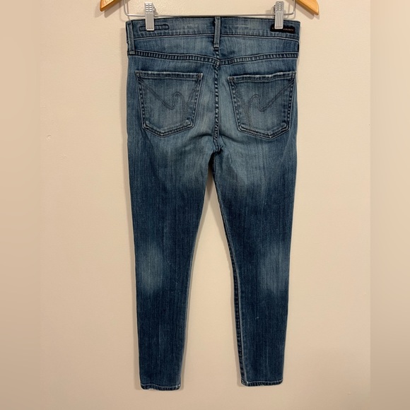 Citizens of Humanity Thompson Medium Rise Cropped Skinny Jeans 26 - Picture 6 of 13